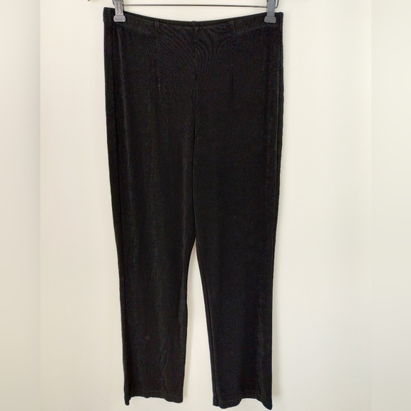 Chico's Travelers Pull On High Rise Pants Size 8/10 R Black - Picture 2 of 9